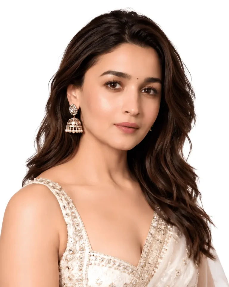 Alia Bhatt — AI-generated portrait illustration