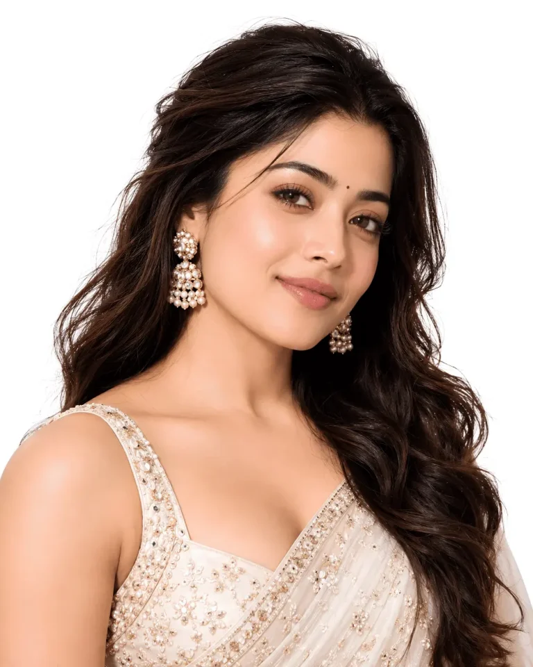 Rashmika Mandanna — AI-generated portrait illustration